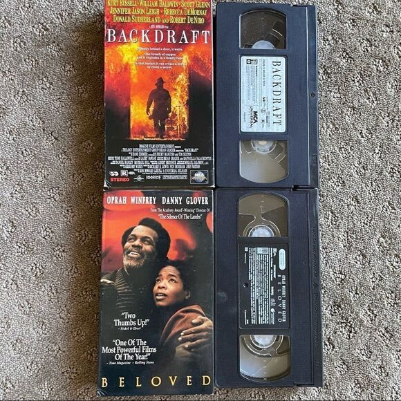 Vintage Lot of 6 VHS Movies Mixed Genres - Picture 5 of 8